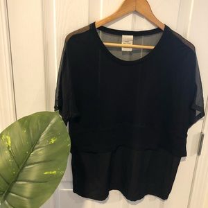 Zara Basic Tshirt Sheer Back